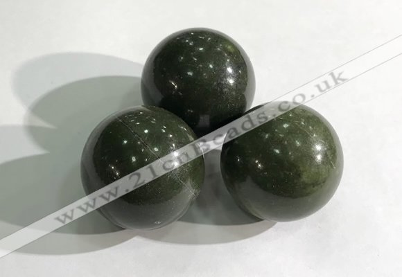 CDN1169 30mm round jasper decorations wholesale