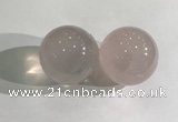 CDN1175 35mm round rose quartz decorations wholesale