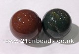 CDN1212 40mm round india agate decorations wholesale