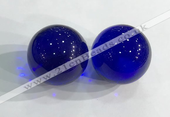 CDN1229 40mm round glass decorations wholesale