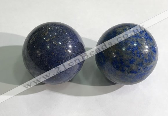 CDN1243 40mm round lapis lazuli decorations wholesale