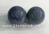 CDN1247 40mm round blue aventurine decorations wholesale