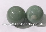 CDN1248 40mm round green aventurine decorations wholesale