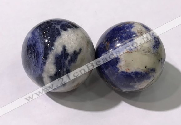 CDN1254 40mm round sodalite decorations wholesale