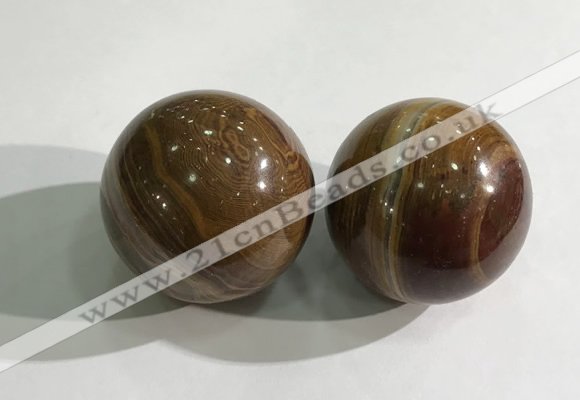 CDN1264 40mm round jasper decorations wholesale