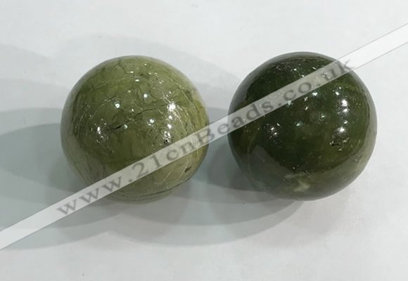 CDN1301 40mm round jasper decorations wholesale