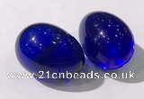 CDN1341 35*45mm egg-shaped glass decorations wholesale