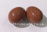 CDN1343 35*45mm egg-shaped goldstone decorations wholesale