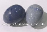 CDN1359 35*45mm egg-shaped blue aventurine decorations wholesale