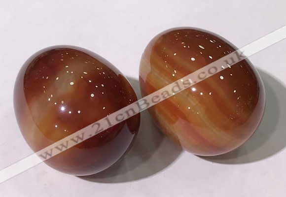 CDN1367 35*45mm egg-shaped agate decorations wholesale