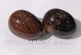 CDN1377 35*45mm egg-shaped mahogany obsidian decorations wholesale