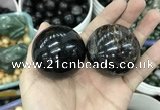 CDN26 45mm round natural astrophyllite gemstone decorations