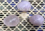 CDN307 30*40mm egg-shaped rose quartz decorations wholesale
