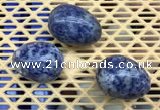 CDN308 30*40mm egg-shaped blue spot decorations wholesale