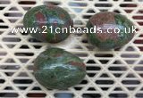 CDN309 30*40mm egg-shaped unakite decorations wholesale