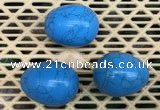 CDN316 30*40mm egg-shaped imitation turquoise decorations wholesale