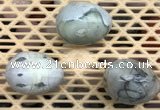 CDN318 30*40mm egg-shaped picasso jasper decorations wholesale