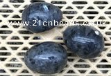 CDN322 30*40mm egg-shaped black labradorite decorations wholesale