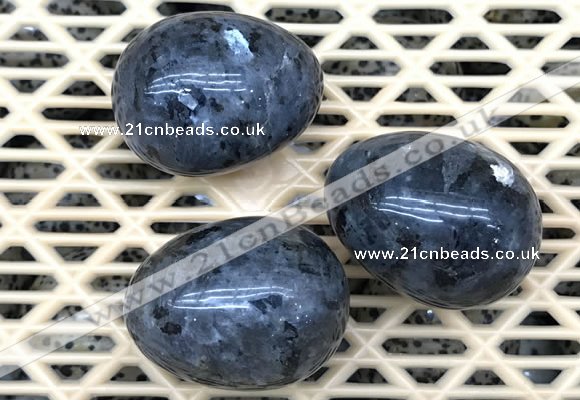 CDN322 30*40mm egg-shaped black labradorite decorations wholesale