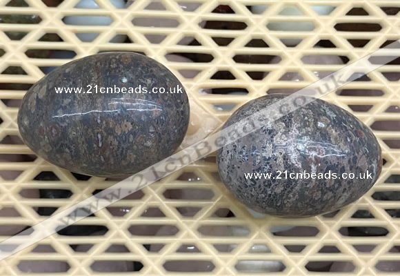 CDN346 35*50mm egg-shaped jasper decorations wholesale