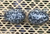 CDN348 35*50mm egg-shaped snowflake obsidian decorations wholesale