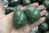 CDN35 38*50mm egg-shaped pyrite gemstone decorations wholesale
