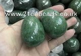 CDN35 38*50mm egg-shaped pyrite gemstone decorations wholesale