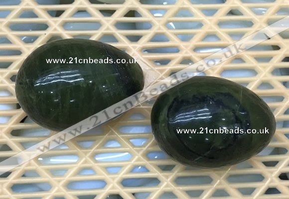 CDN354 35*50mm egg-shaped Canadian jade decorations wholesale