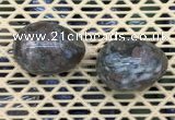 CDN357 35*50mm egg-shaped glaucophane decorations wholesale