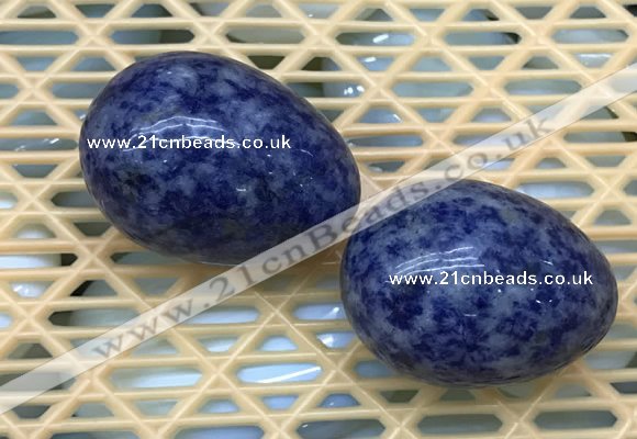 CDN365 35*50mm egg-shaped blue spot decorations wholesale