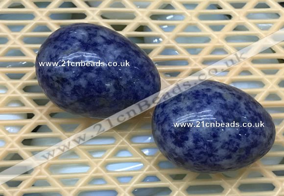 CDN365 35*50mm egg-shaped blue spot decorations wholesale