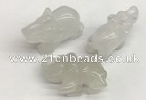 CDN402 25*50*35mm elephant white jade decorations wholesale