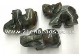 CDN412 25*50*35mm elephant blood jasper decorations wholesale