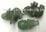 CDN419 25*50*35mm elephant green aventurine decorations wholesale