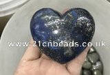 CDN42 65*70mm heart pyrite gemstone decorations