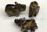 CDN420 25*50*35mm elephant yellow tiger eye decorations wholesale