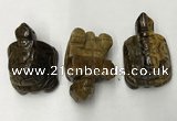 CDN443 28*45*22mm turtle yellow tiger eye decorations wholesale