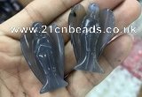 CDN474 30*40mm angel grey agate decorations wholesale