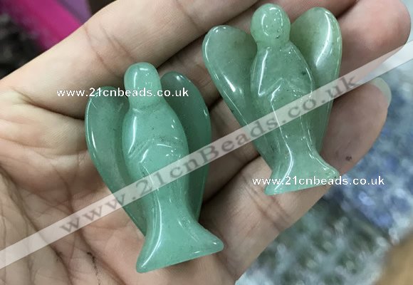 CDN480 30*40mm angel green aventurine decorations wholesale