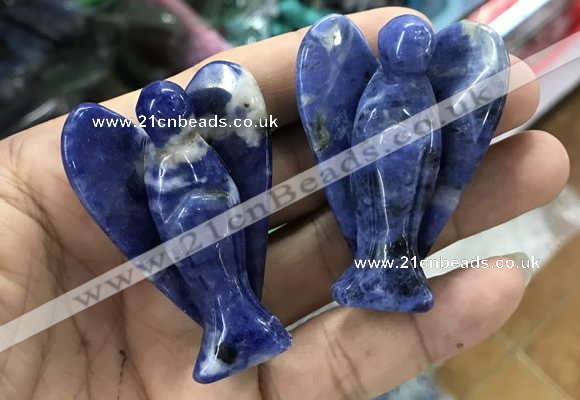 CDN495 35*50mm angel sodalite decorations wholesale