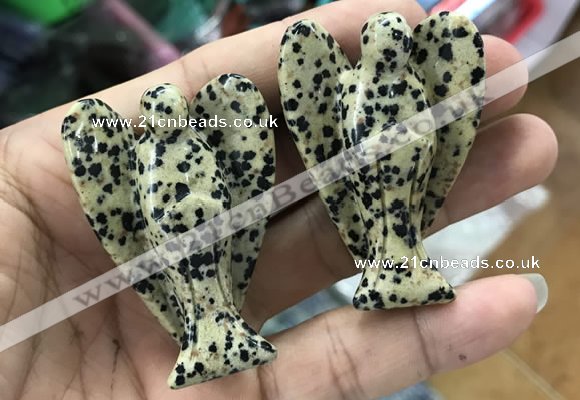 CDN497 35*50mm angel dalmatian jasper decorations wholesale