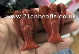 CDN498 35*50mm angel red jasper decorations wholesale