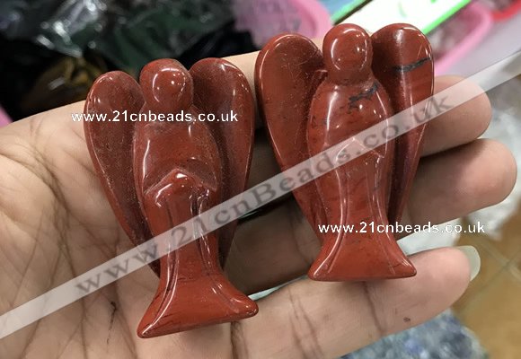 CDN498 35*50mm angel red jasper decorations wholesale