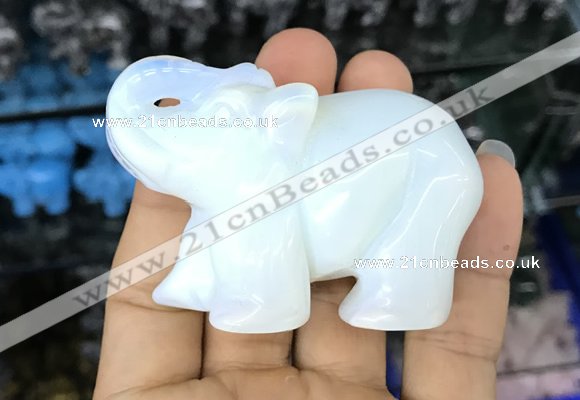 CDN512 33*65*45mm elephant opal decorations wholesale