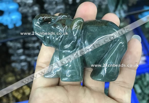 CDN515 33*65*45mm elephant agate decorations wholesale