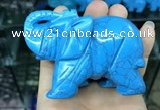 CDN533 35*80*55mm elephant imitation turquoise decorations wholesale