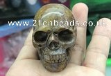 CDN558 35*50*40mm skull agate decorations wholesale