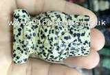 CDN575 35*50mm owl dalmatian jasper decorations wholesale