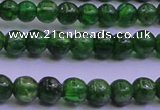 CDP02 15.5 inches 4mm round A- grade diopside gemstone beads