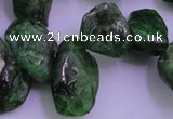 CDP75 15.5 inches 8*15mm - 10*20mm diopside chips gemstone beads